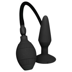 MenzStuff - dop anal gonflabil - mare - silicon negru