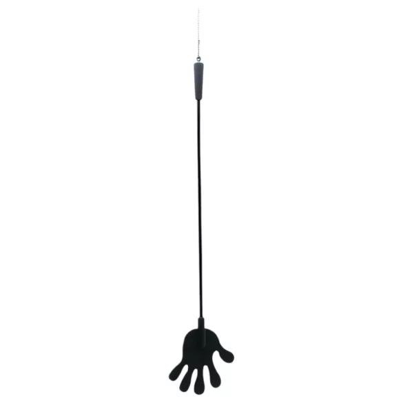 Rimba - Bici de călărit din silicon în formă de mână - 40 cm (negru)