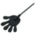 Rimba - Bici de călărit din silicon în formă de mână - 40 cm (negru)