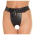 Rimba - curea cu deschidere din piele (negru) - M/L