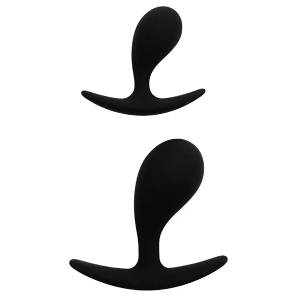 Rimba Copenhagen - set de dopuri anale (negru, 2 bucăți)