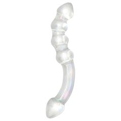 Rimba Xena - dildo dublu din sticlă - transparent