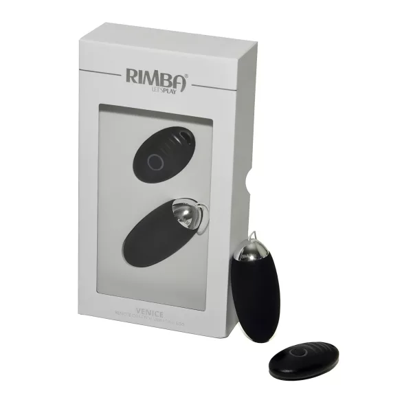 Rimba Venice - ou vibrator cu acumulator, wireless (negru)