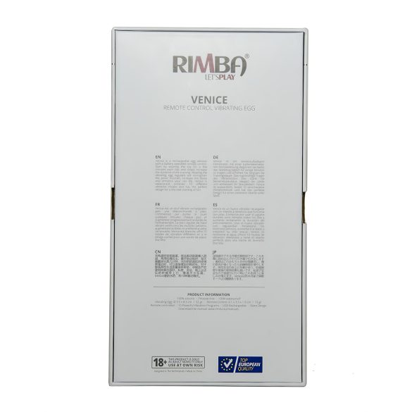 Rimba Venice - ou vibrator wireless reîncărcabil - negru