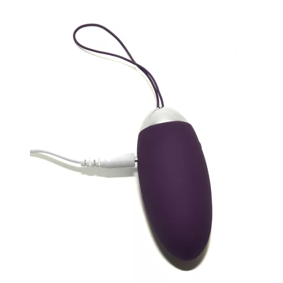 Rimba Venice - ou vibrator cu acumulator, cu telecomandă radio, purtabil (mov)