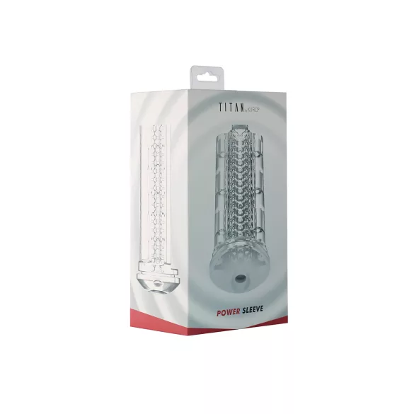 Kiiroo Titan Power - masturbator cu inserție transparentă