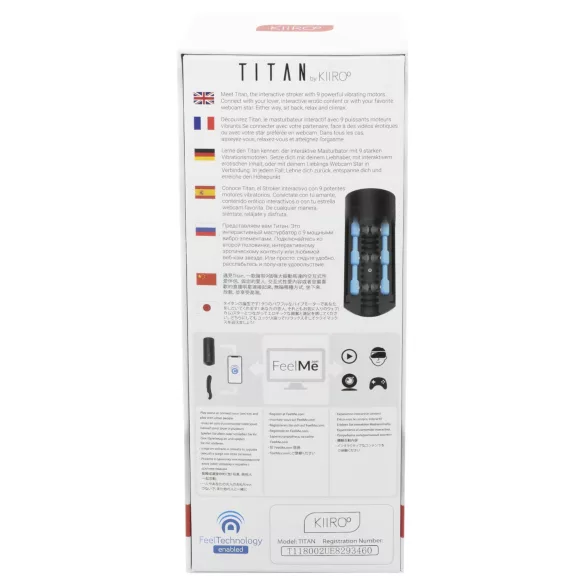 Kiiroo Titan - masturbator interactiv - negru
