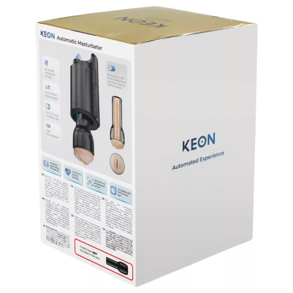 Kiiroo Keon - masturbator automat cu wifi - accesoriu, negru