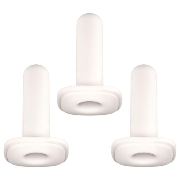 Kiiroo Onyx - mânecă masturbator standard - set 3 bucăți - alb
