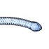 Gildo Glass Nr. 5 - dildo de sticlă spirală (transparent-albastru)