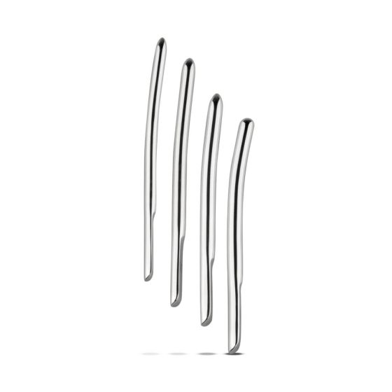 SINNER 176 - Set de dilatatori uretrali curbati din oțel (4 buc) - intermediar