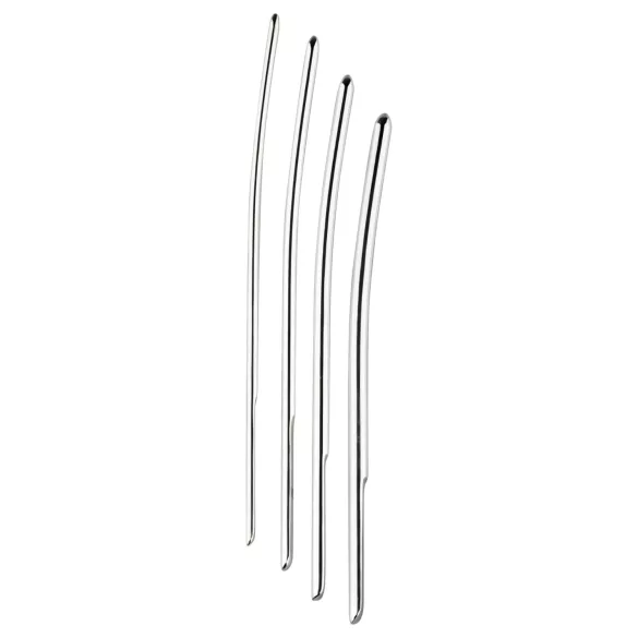SINNER 175 - set dilatatoare uretrale oțel - 4 piese - pentru începători