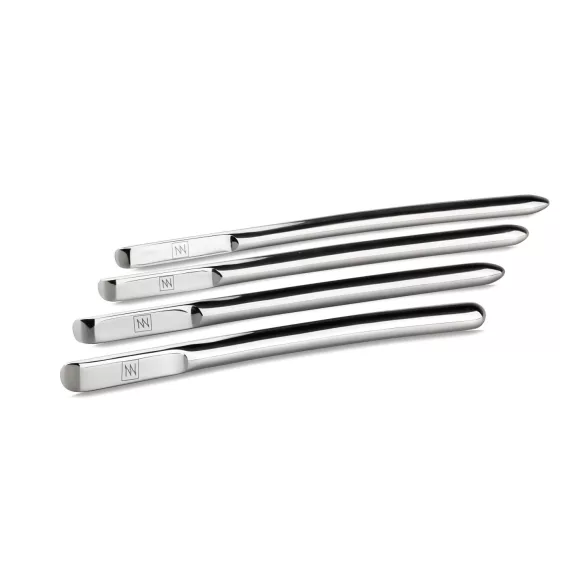SINNER 174 - set dilatator uretral curbat - oțel inoxidabil - 14 piese