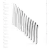 SINNER 174 - set dilatator uretral curbat - oțel inoxidabil - 14 piese