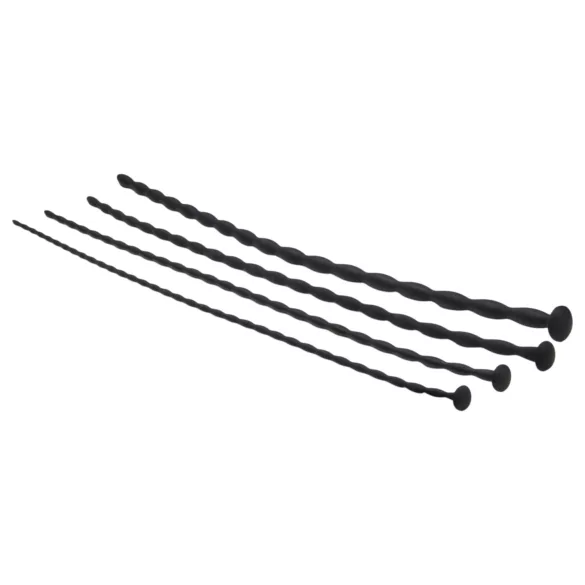 SINNER Gear - set dilatatoare uretrale silicon - negru