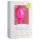 Easytoys Diamond - plug anal cu piatră albă - silicon roz mărime medie