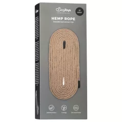 Easytoys - funie bondage cânepă - 10m - culoare naturală
