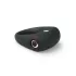Easytoys - inel pentru penis vibrator - silicon negru