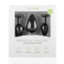 Easytoys - set plug anal cu diamant - silicon negru