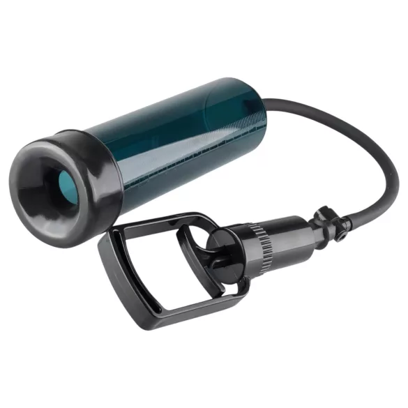 Easytoys - pompă pentru penis - manuală cu grip - negru