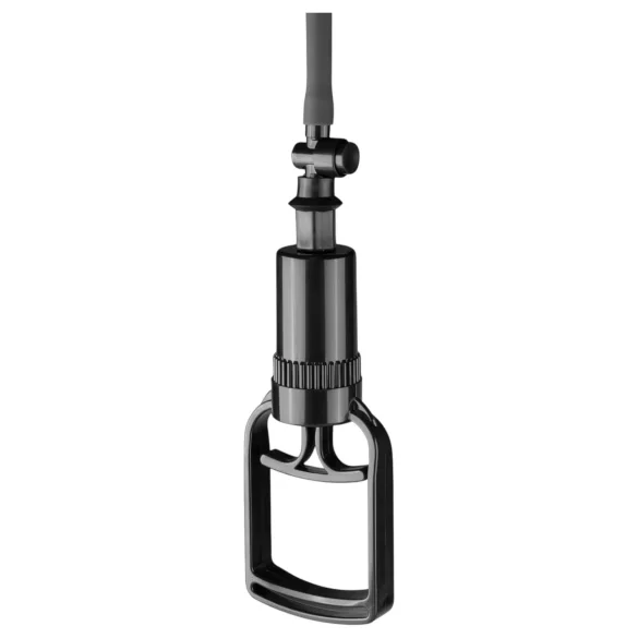 Easytoys - pompă pentru penis - manuală cu grip - negru