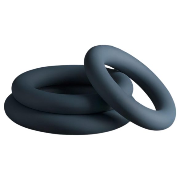 Boners - set inele pentru penis - 3 bucăți - gri