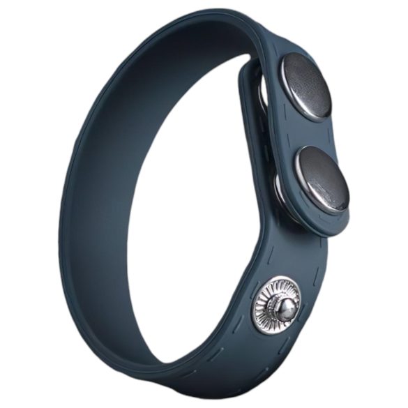 Boners - inel pentru penis reglabil S/M - silicon gri