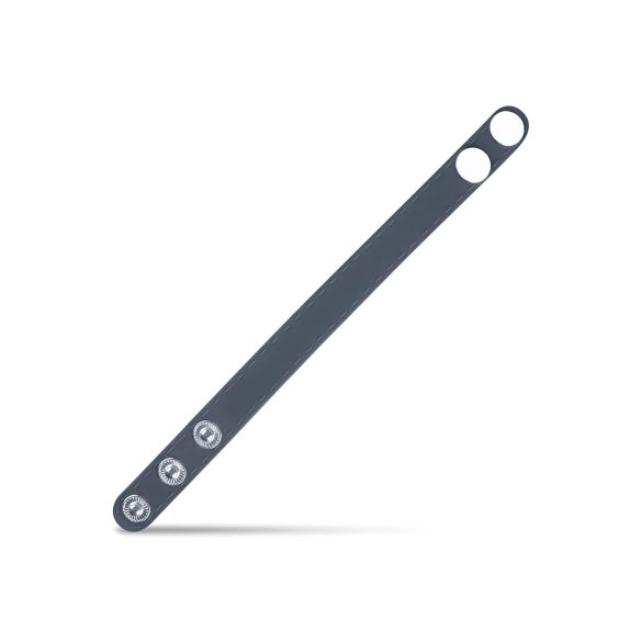 Boners - inel pentru penis reglabil S/M - silicon gri