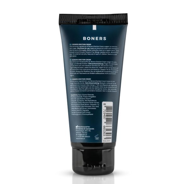 Boners - cremă stimulatoare pentru erecție bărbați - 100ml