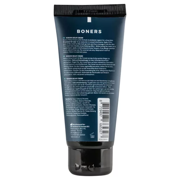 Boners Essentials - cremă întârziere ejaculare bărbați - 100ml