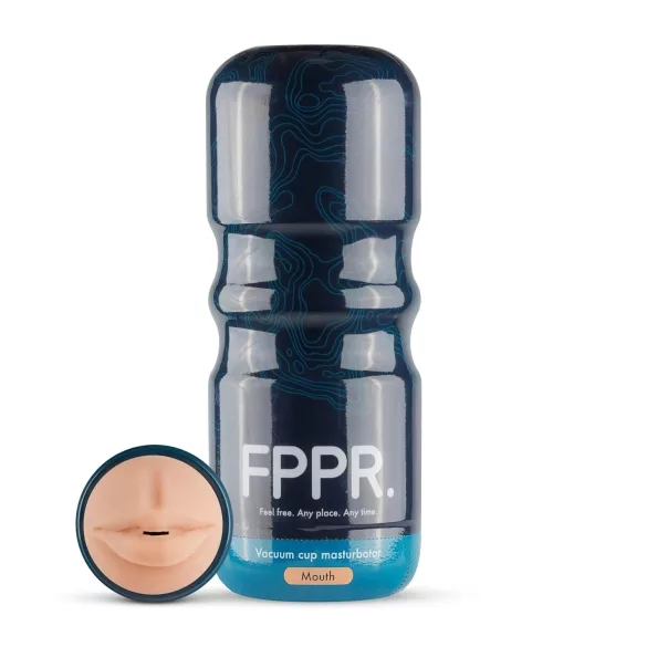 FPPR. Mokka - masturbator realist tip gură - material moale, culoare naturală