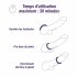 Set inele siliconate Boners - 3 buc. (gri)