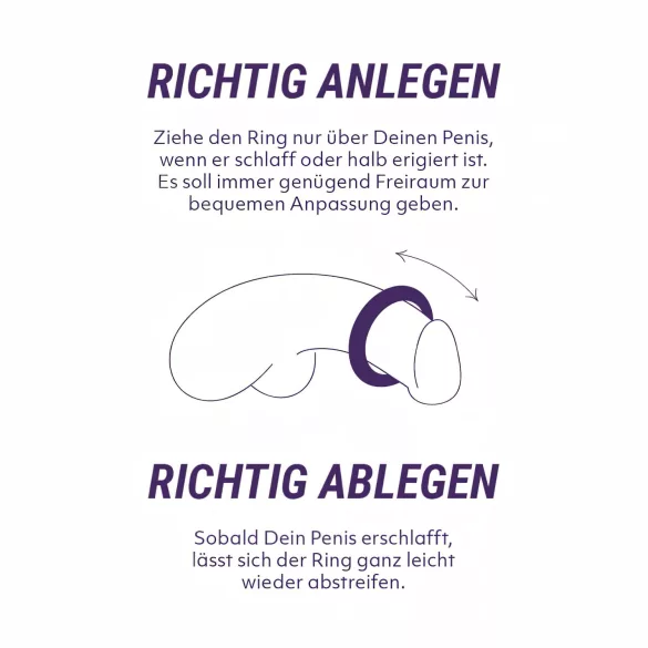 Boners - set inele pentru penis - silicon - 6 bucăți - gri