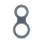 Boners Classic - inel pentru penis și testicule - silicon gri