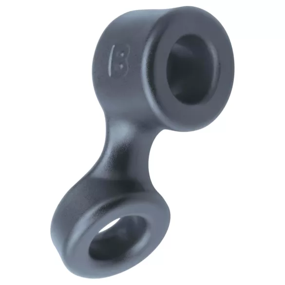 Boners - inel pentru penis și testicule - silicon gri