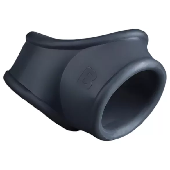 Boners - inel pentru penis și testicule - silicon, gri