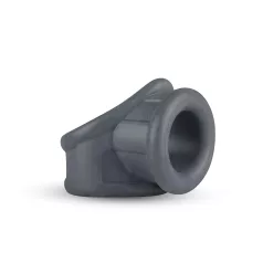 Boners - inel penis și inel pentru testicule - silicon gri