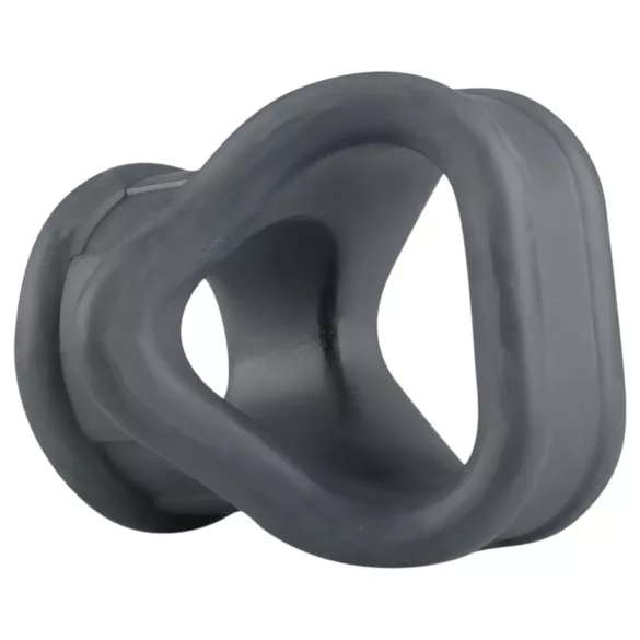 Boners - inel penis și inel pentru testicule - silicon gri