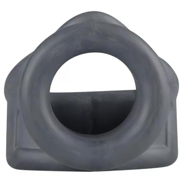 Boners - inel penis și inel pentru testicule - silicon gri