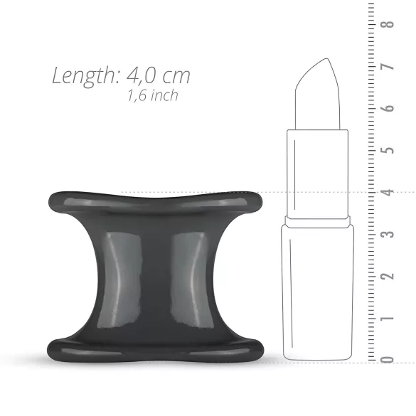 Boners - inel pentru penis și extensor într-unul (gri)