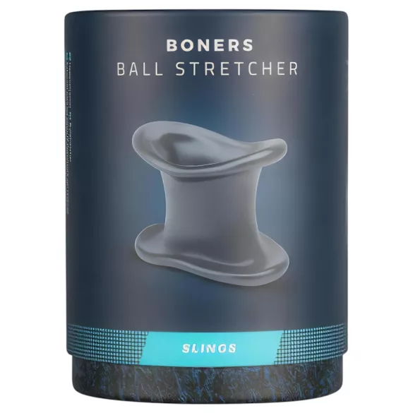 Boners - inel pentru penis și extensor într-unul (gri)
