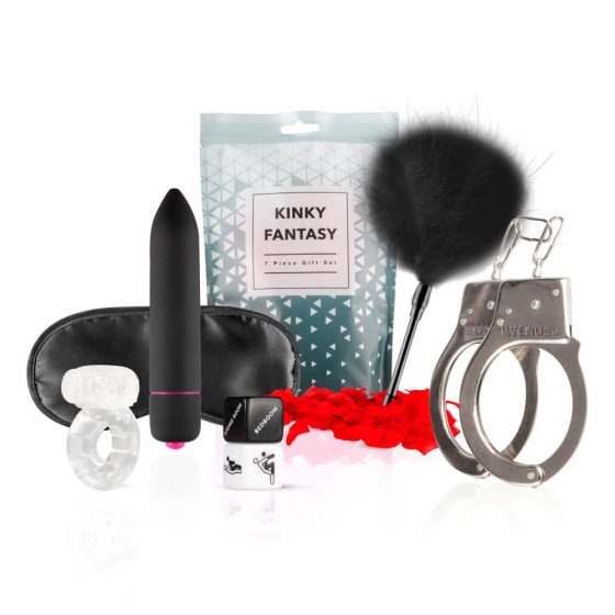 Set LoveBoxxx Kinky Fantasy - cu vibrator (7 piese)
