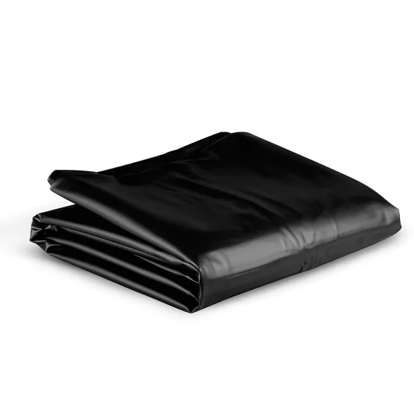 Easytoys - cearșaf latex impermeabil - 180x230 cm - negru