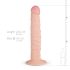 Real Fantasy Scott - dildo realist - 25cm - culoare natur