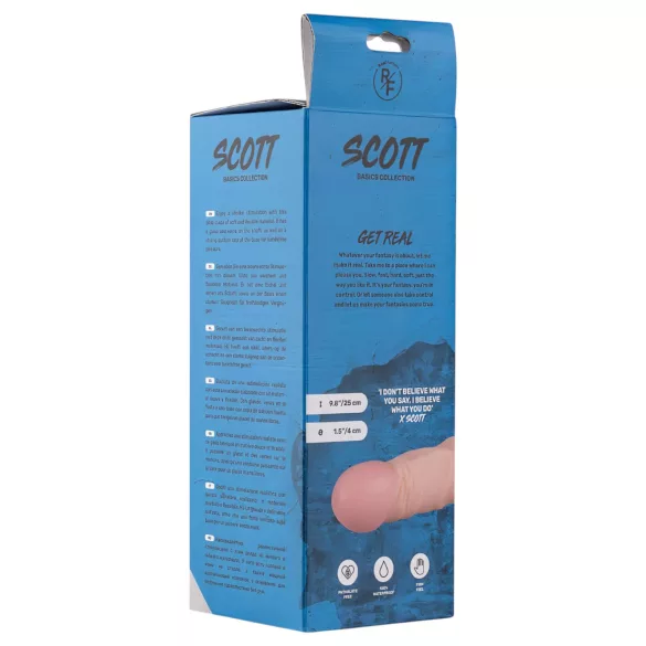 Real Fantasy Scott - dildo realist - 25cm - culoare natur