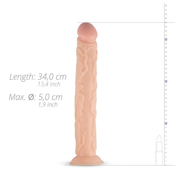 Real Fantasy Shawn - dildo realist mare - 35cm natur