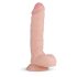 Real Fantasy Glynn - dildo realist cu testicule - 25 cm - culoare naturală