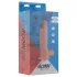 Real Fantasy Glynn - dildo realist cu testicule - 25 cm - culoare naturală