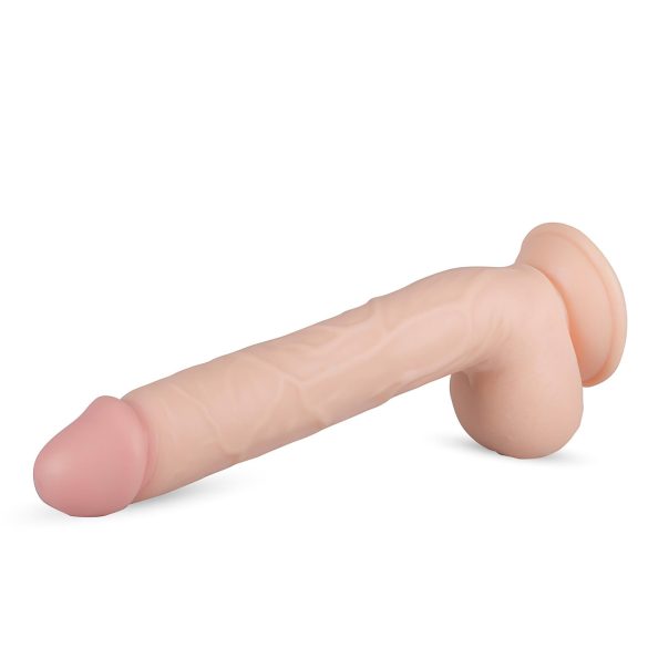 Real Fantasy Elvin - dildo realist cu testicule - 28cm - culoare naturală