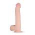 Real Fantasy Lexon - dildo realist cu testicule - 33 cm (culoare naturală)